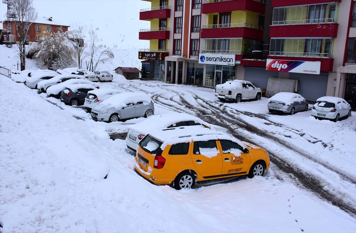 Kar Yağdı, 82 Yerleşim Yerinin Yolu Kapandı