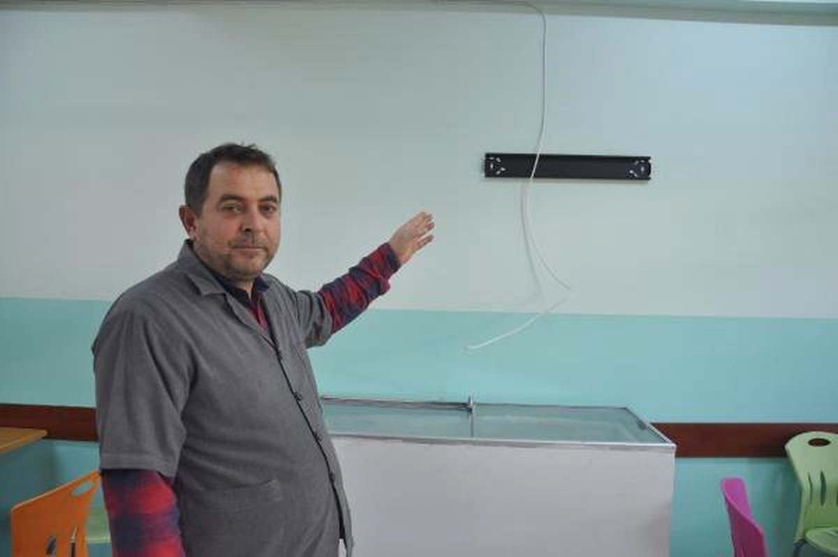 Okul Kantinindeki Yiyecekleri Çaldılar