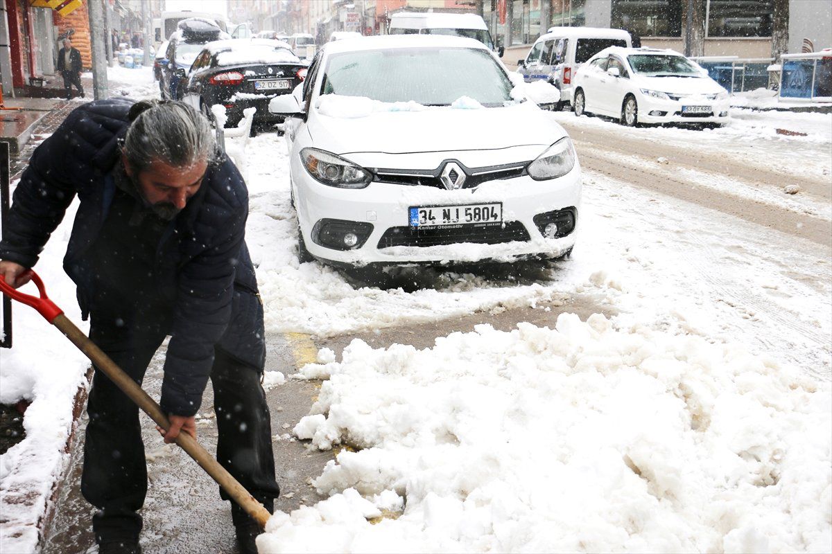 Ordu\'da Kar Yağışı