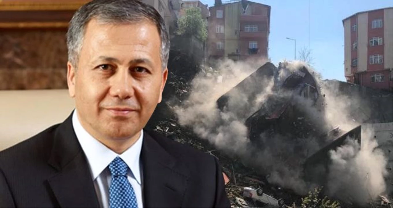 İstanbul Valisi Yerlikaya Kağıthane\'de Çöken Bina Hakkında Açıklama Yaptı!