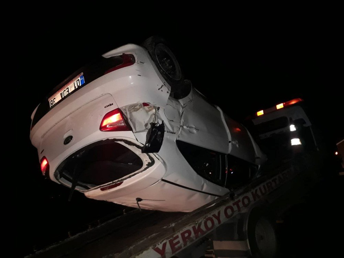 Yerköy\'de Trafik Kazası 1 Yaralı