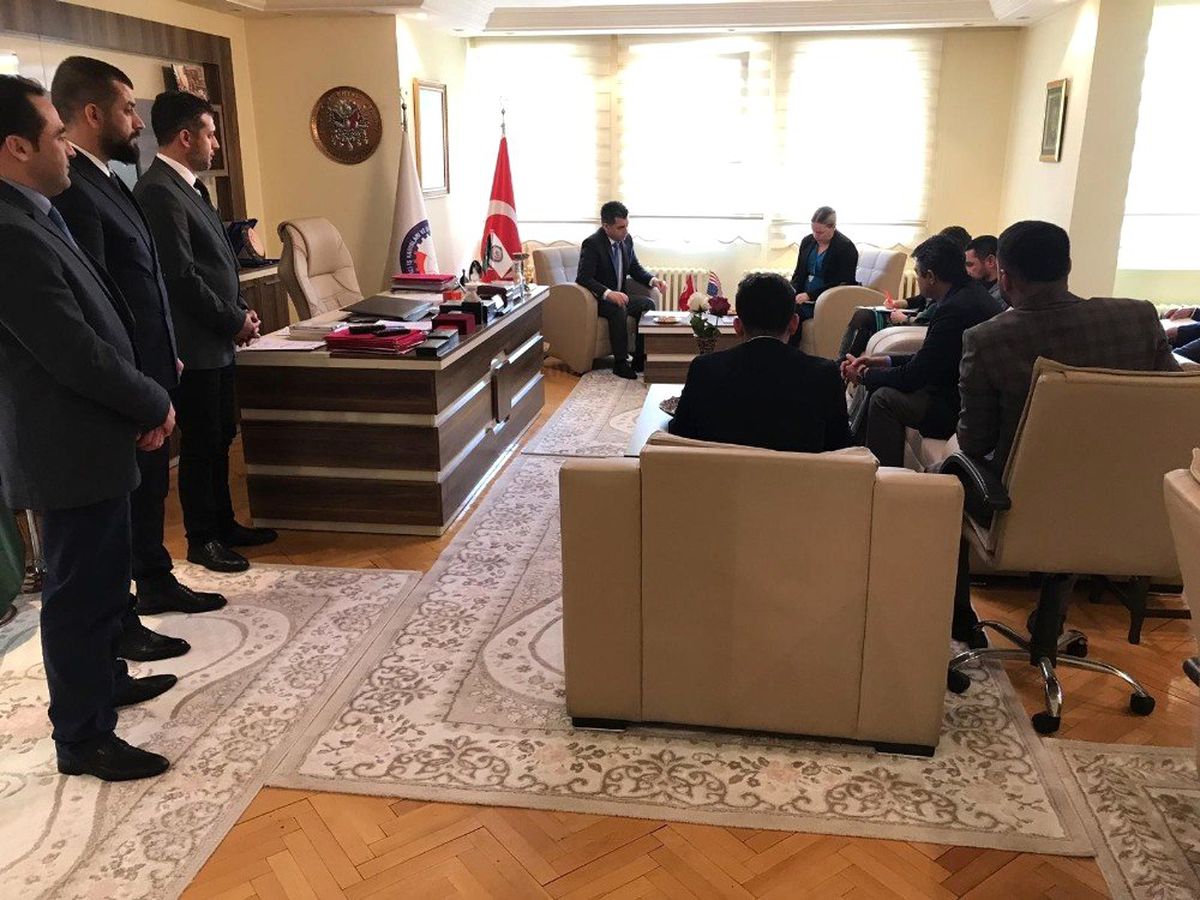 ABD Ankara Büyükelçiliği Ticaret Ateşesi, Sankon\'u Ziyaret Etti