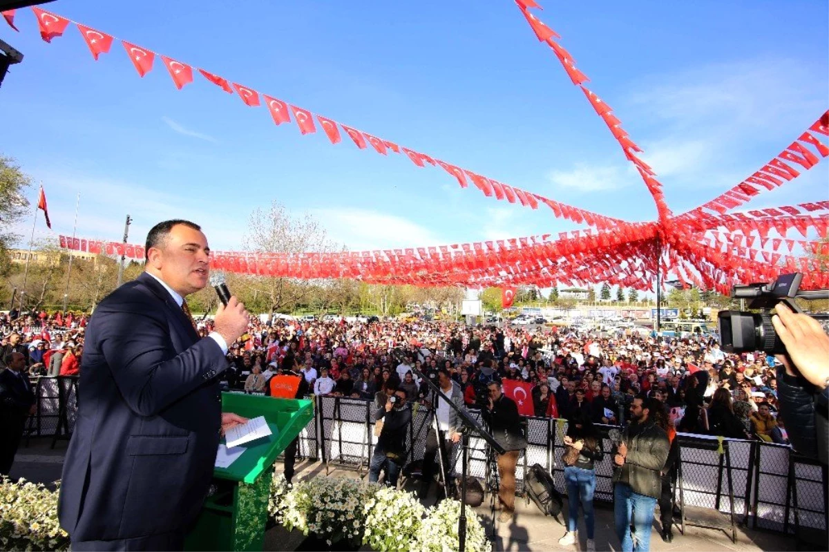 Bin Çocuk Anıtpark\'tan Seslendi