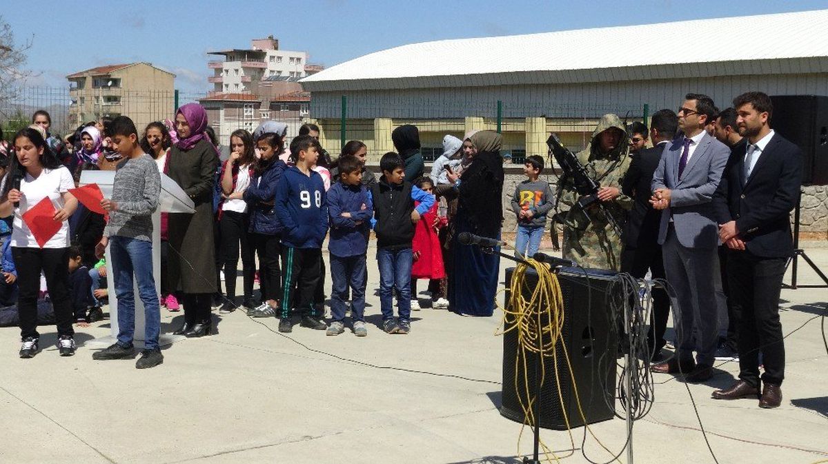 Gercüş\'te 23 Nisan Töreninde Drone Savarlı Önlem