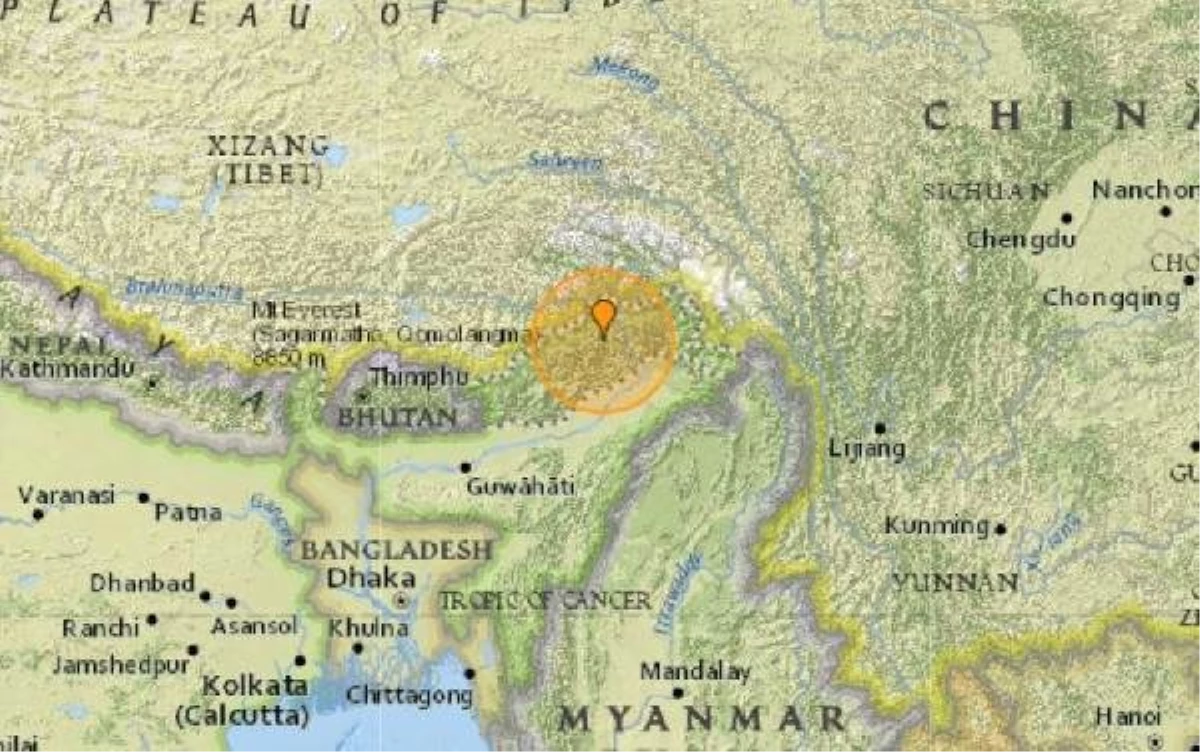 Hindistan\'da 6.1 Büyüklüğünde Deprem