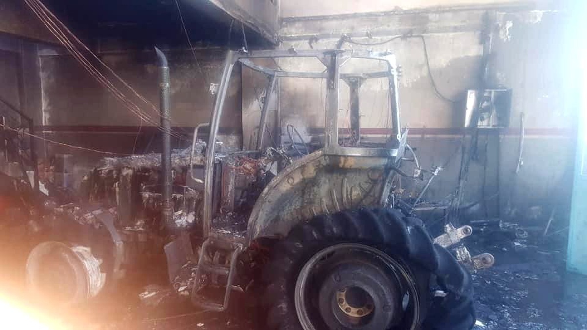 Kahta Küçük Sanayi Sitesinde 1 İş Yeri Kül Oldu