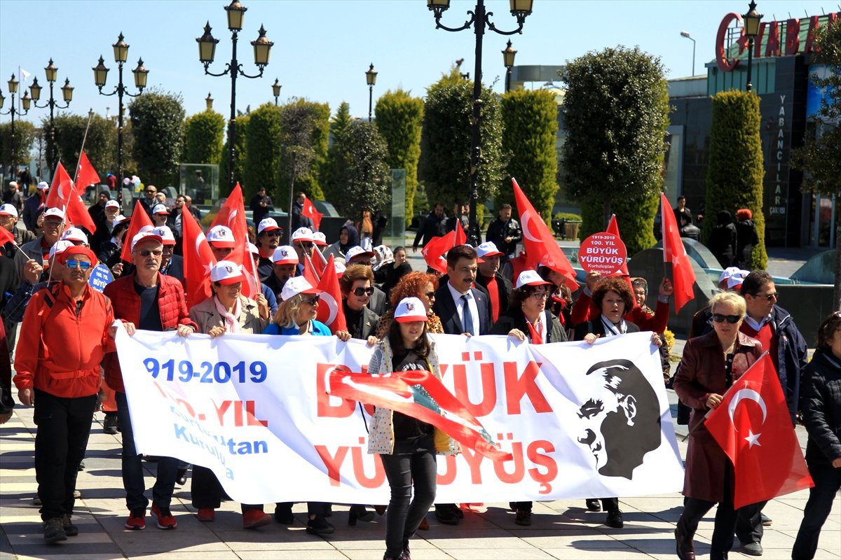 Kurtuluştan Kuruluşa Büyük Yürüyüş" Samsun\'dan Başladı