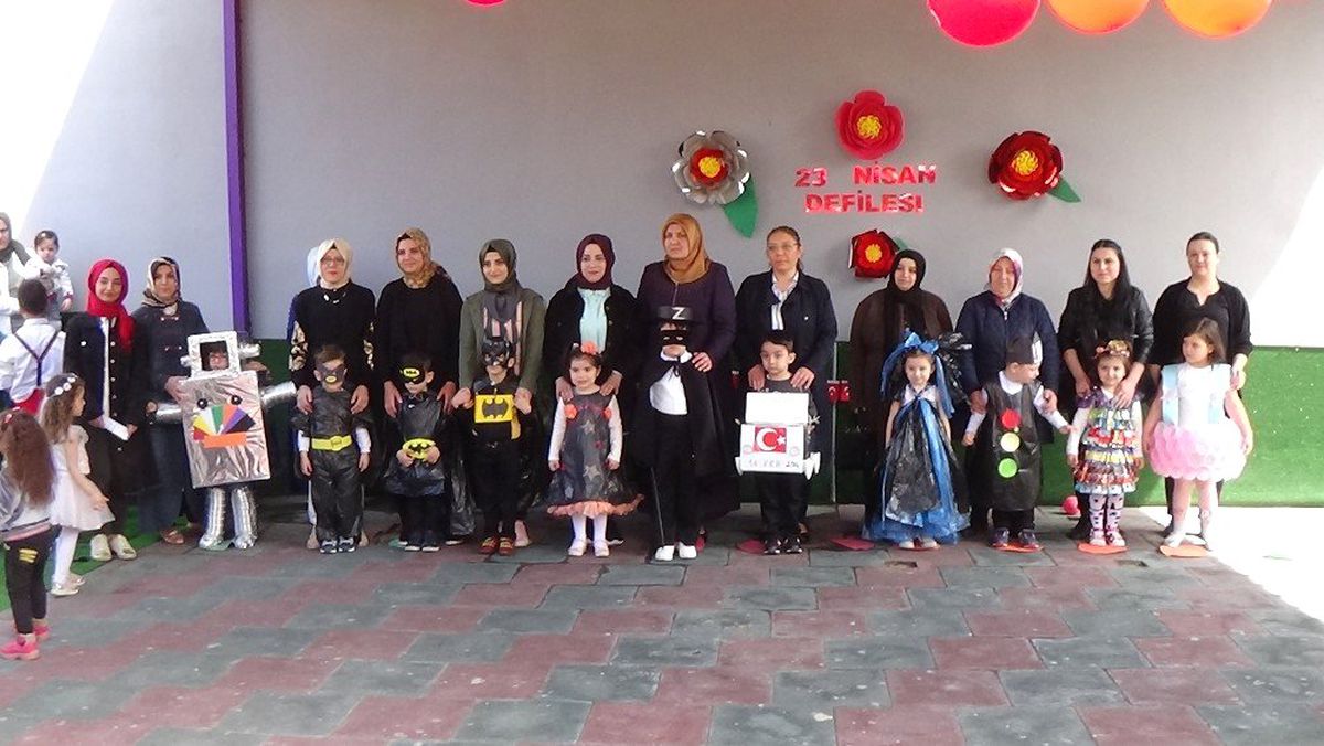 Miniklerden Geri Dönüşüm Defilesi