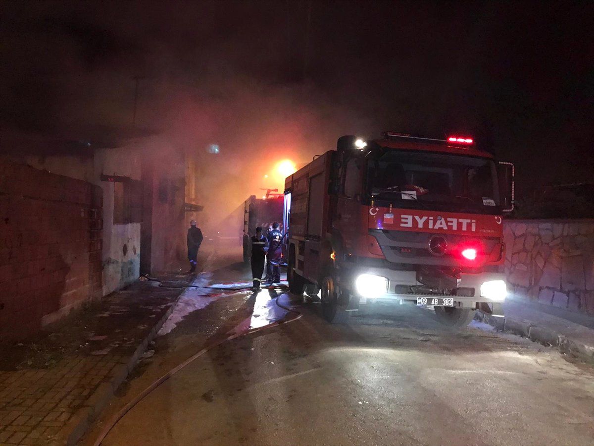 Nazilli\'de Ev Yangını