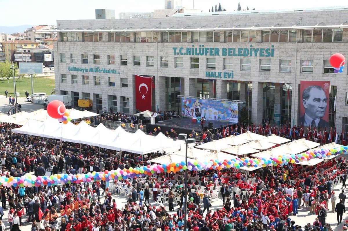 Nilüfer\'de 23 Nisan Coşkuyla Kutlandı