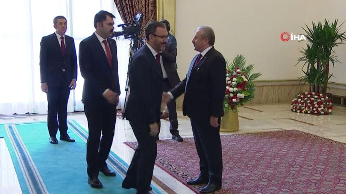TBMM Başkanı Şentop Tebrikleri Kabul Etti