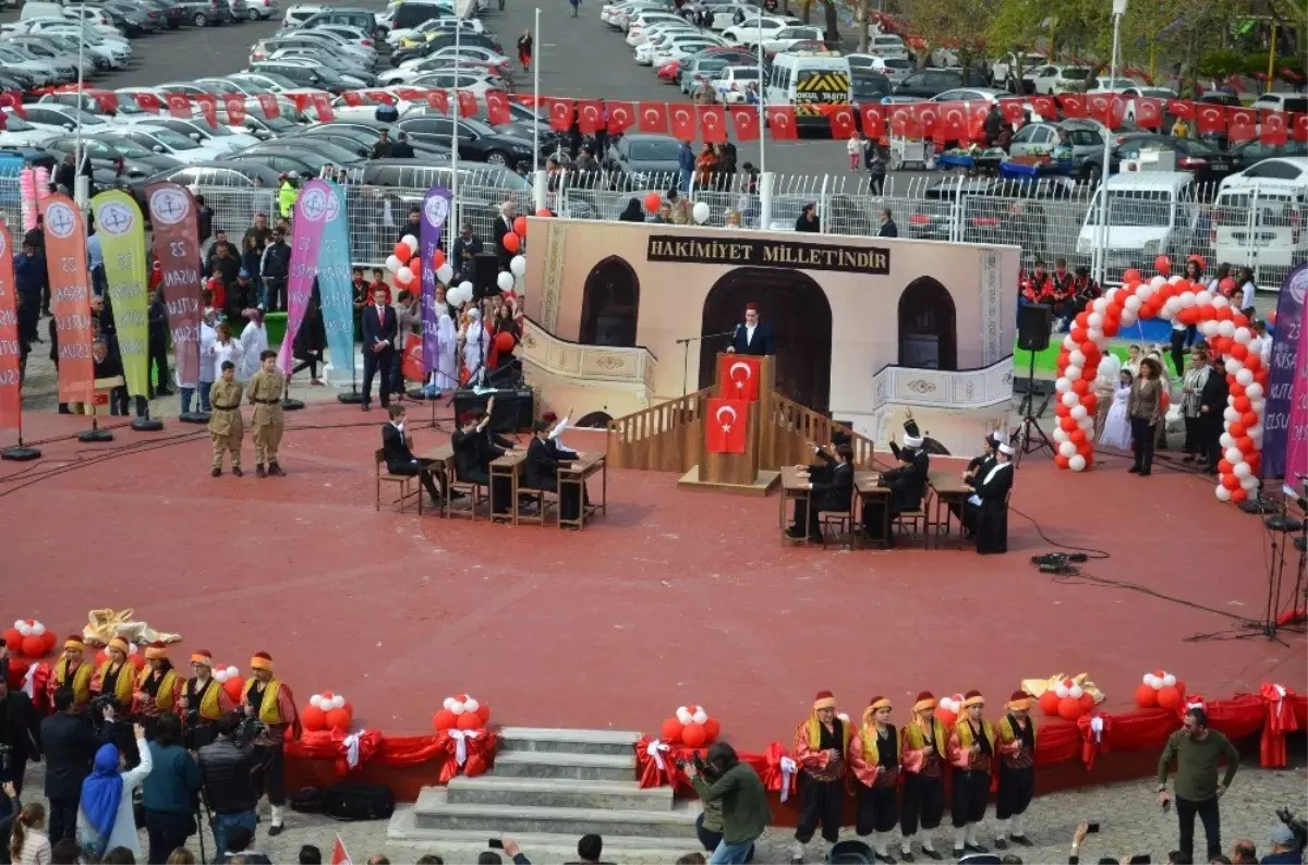 Tekirdağ\'da 23 Nisan Şenlikleri Renkli Görüntülere Sahne Oldu