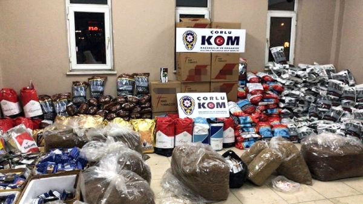 Tekirdağ\'da Kaçak Tütün Operasyonu