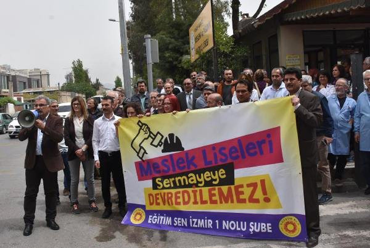 Çınarlı Mesleki Teknik ve Anadolu Lisesi\'nin Devrine Tepki