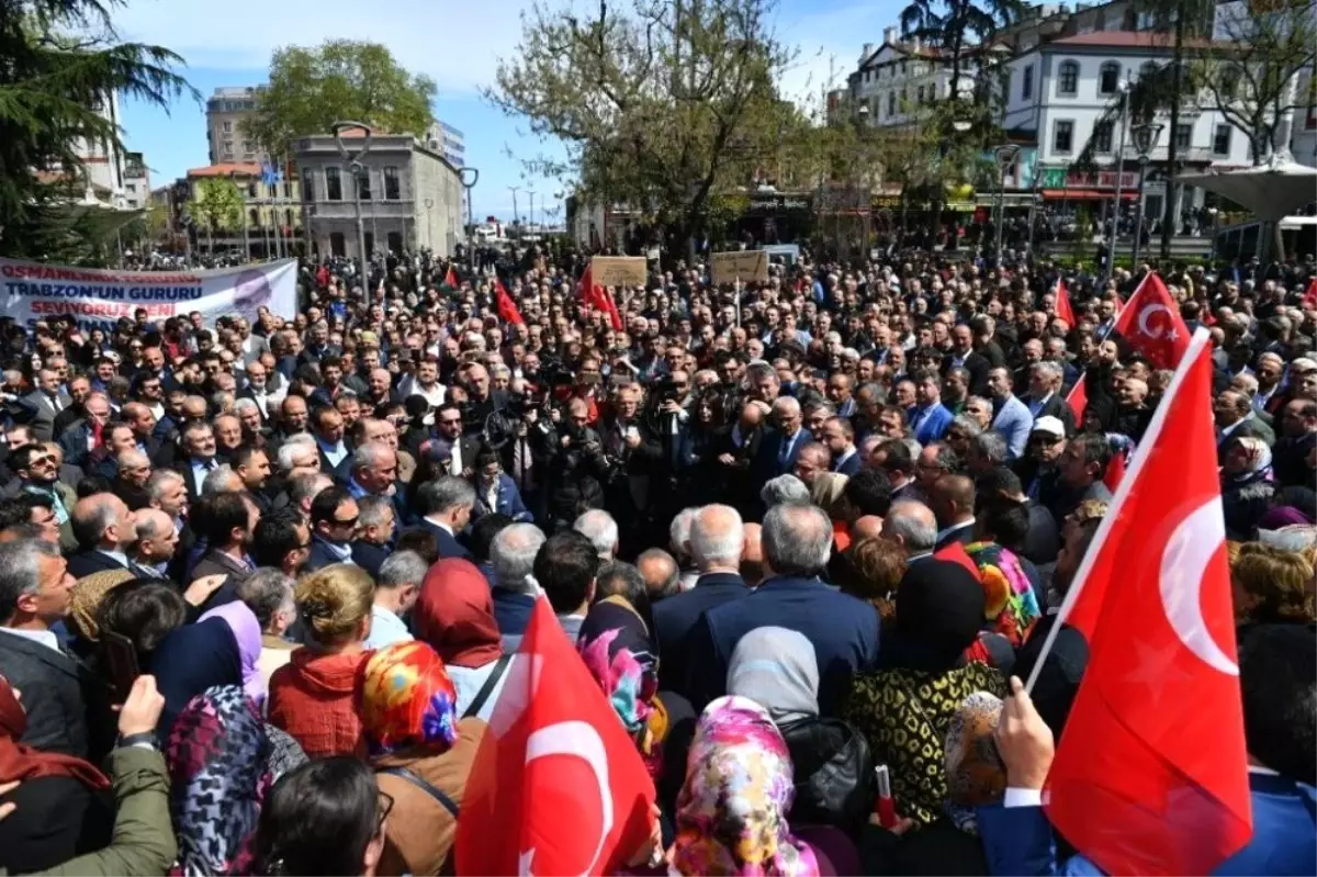 İçişleri Bakanı Süleyman Soylu\'ya Memleketi Trabzon\'dan Destek