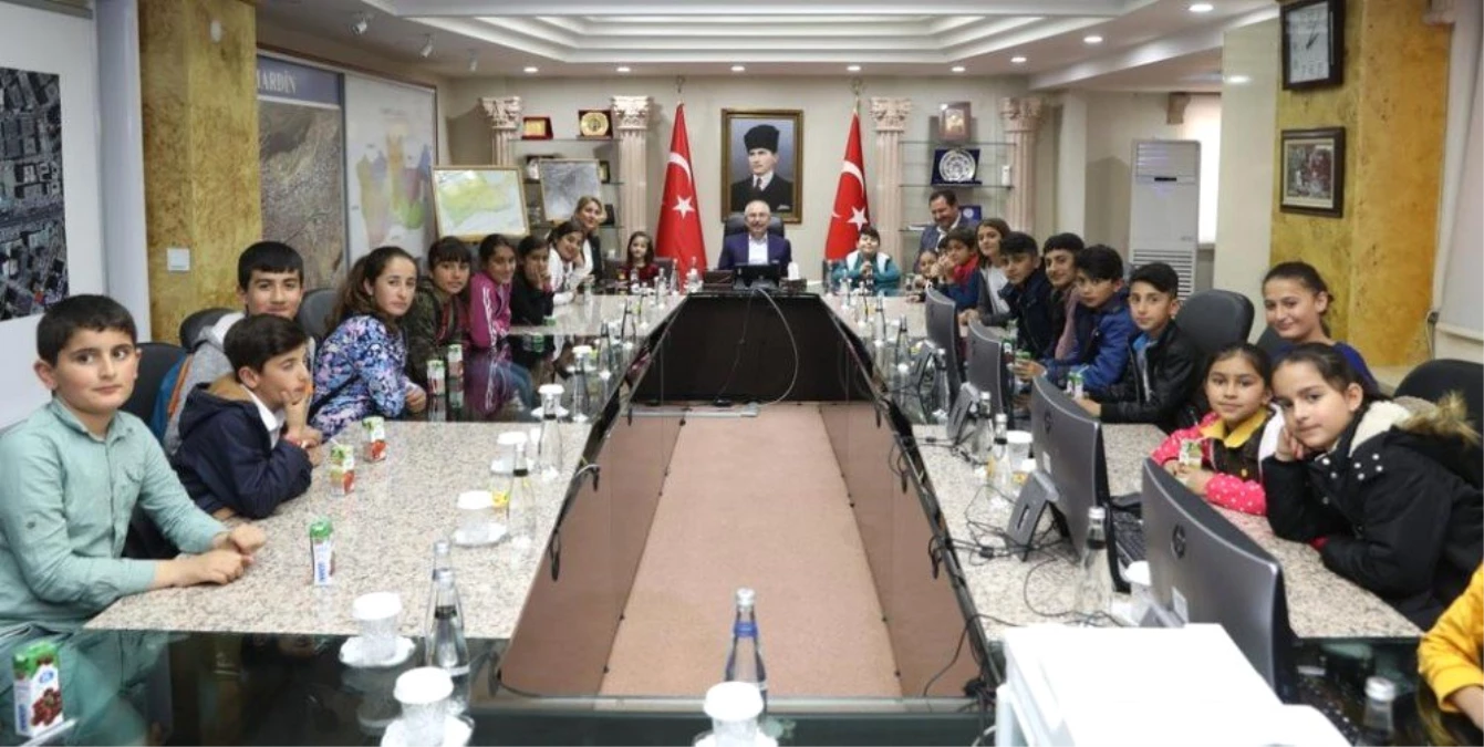 Şehit Çocuklarından Mardin Protokolüne Ziyaret