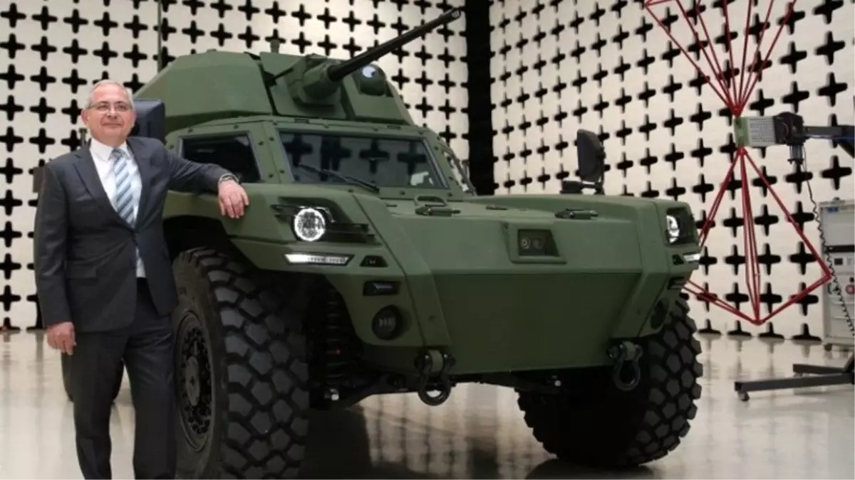 Türkiye\'de İlk: Elektrikli Zırhlı Araç Akrep Iı Tanıtıldı