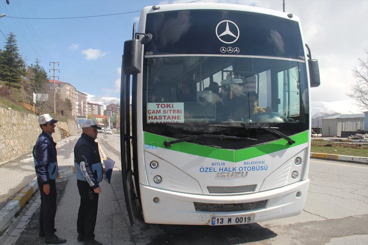 Bitlis\'te Toplu Taşıma Araçları Denetlendi