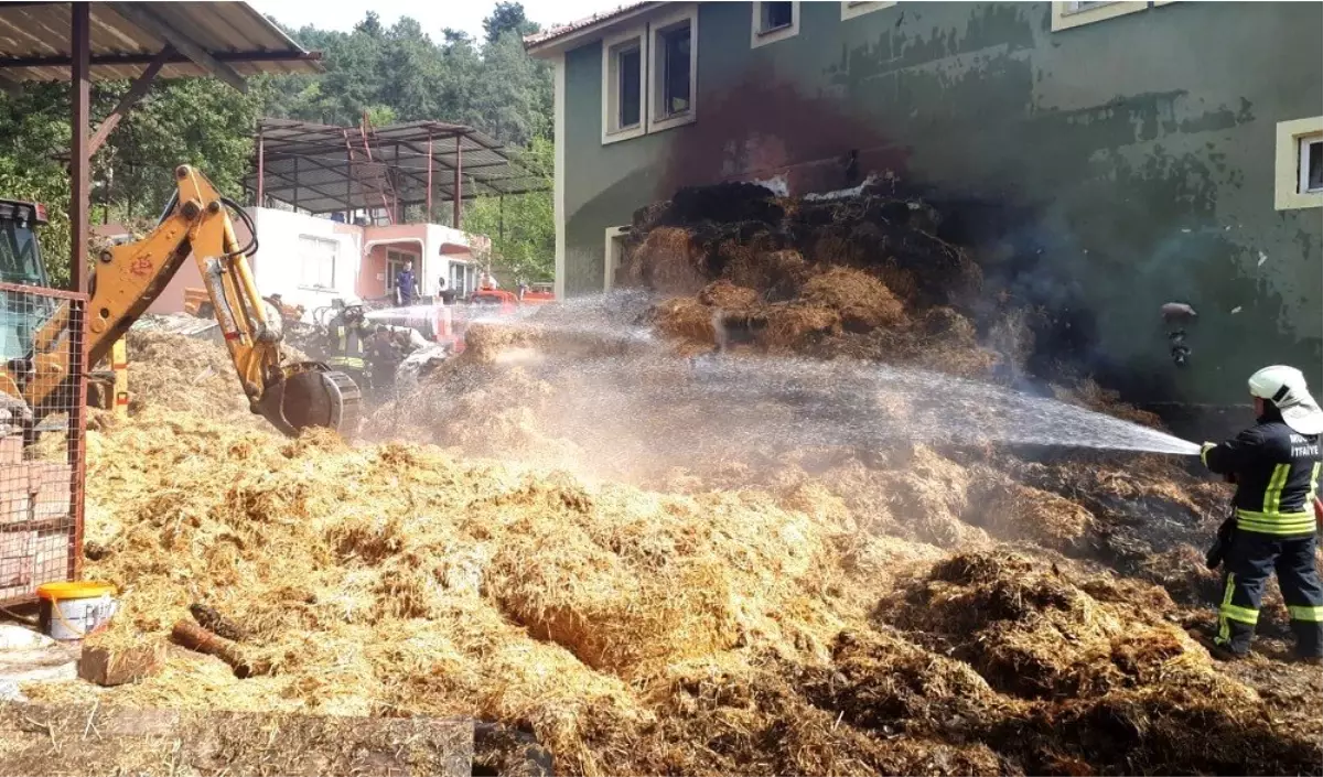 Çevre Temizliği İçin Yakılan Ateş 400 Balya Samanı Yaktı