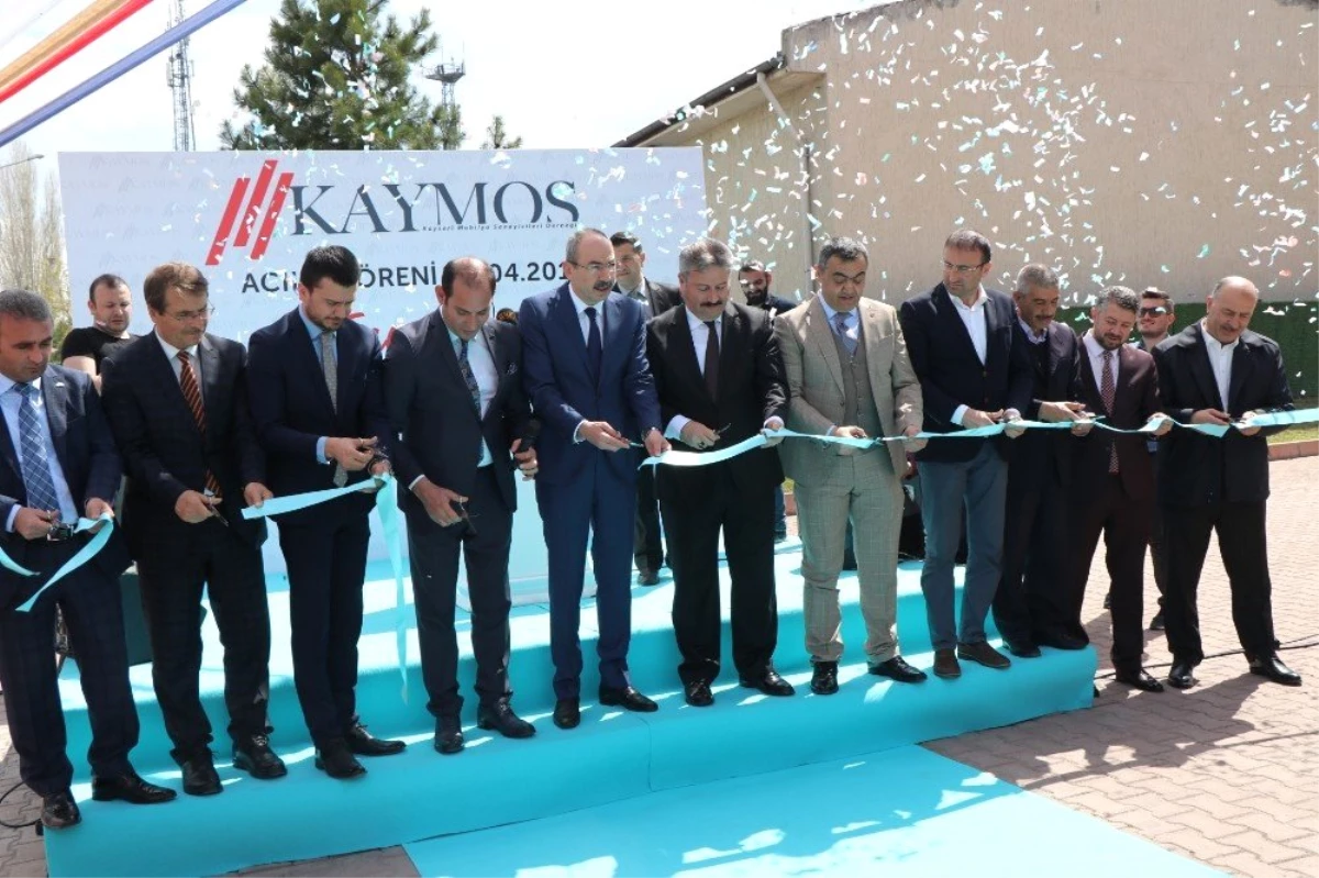 Kaymos\'un Yeni Hizmet Binası Törenle Açıldı