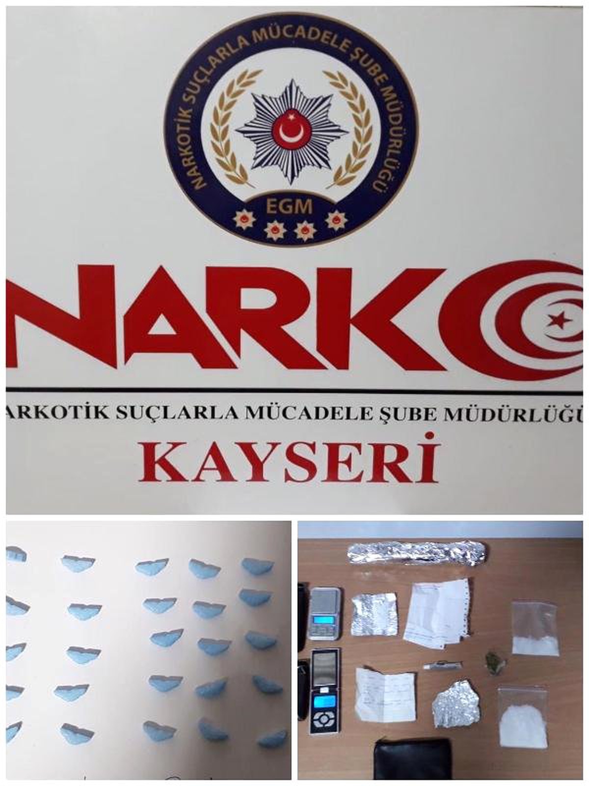 Kayseri\'de Uyuşturucu Operasyonu: 5 Gözaltı