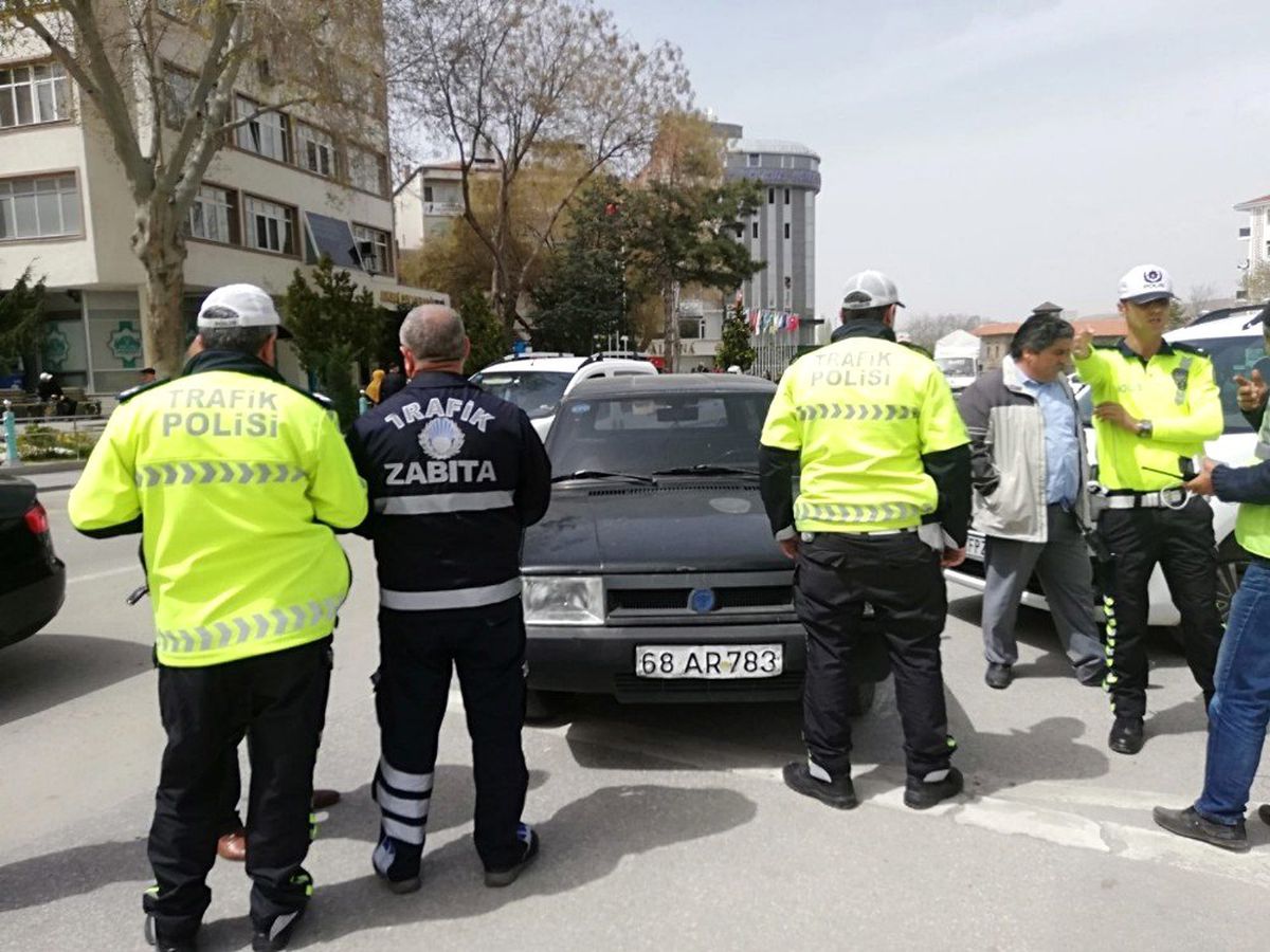 Aksaray\'da Trafik Kuralı İhlaline Sıkı Denetim