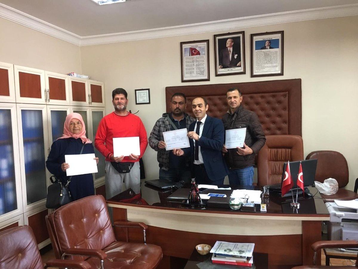Budama Kursu Sertifikaları Verildi