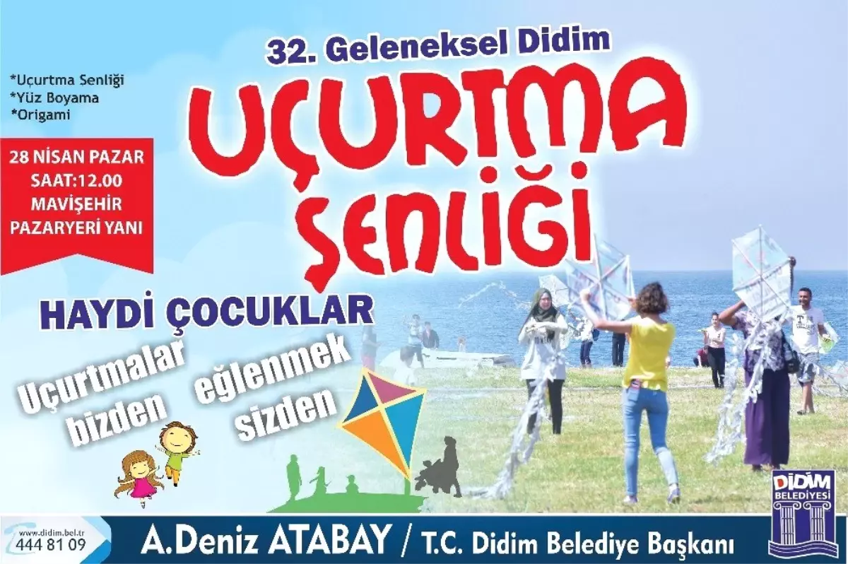 Didim\'in Geleneksel 32. Uçurtma Şenliği Başlıyor