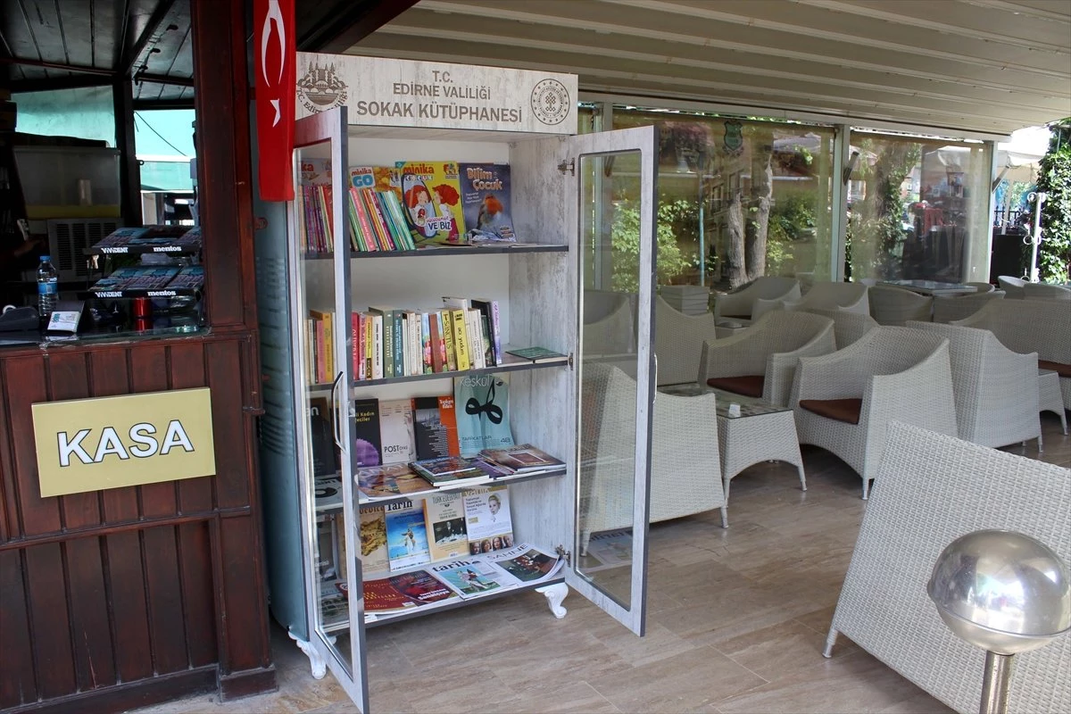 Edirne\'de "Sokak Kütüphaneleri" Kuruluyor