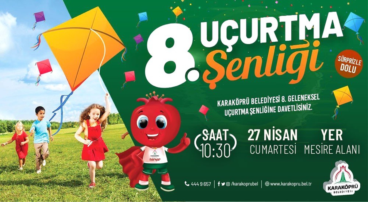 Karaköprü\'de Geleneksel Uçurtma Şenliği