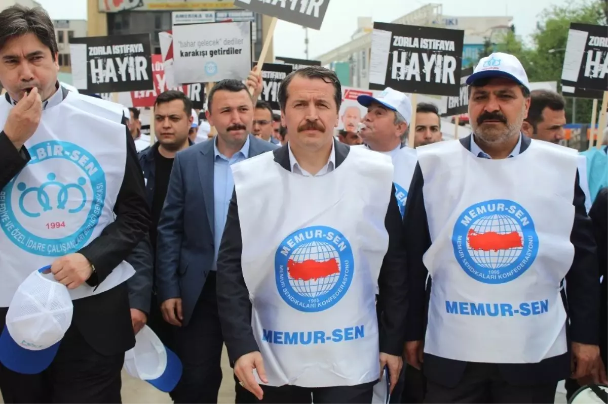 Memur-Sen Başkanı Yalçın: "4 Bin 910 Üye İstifa Ettirildi"