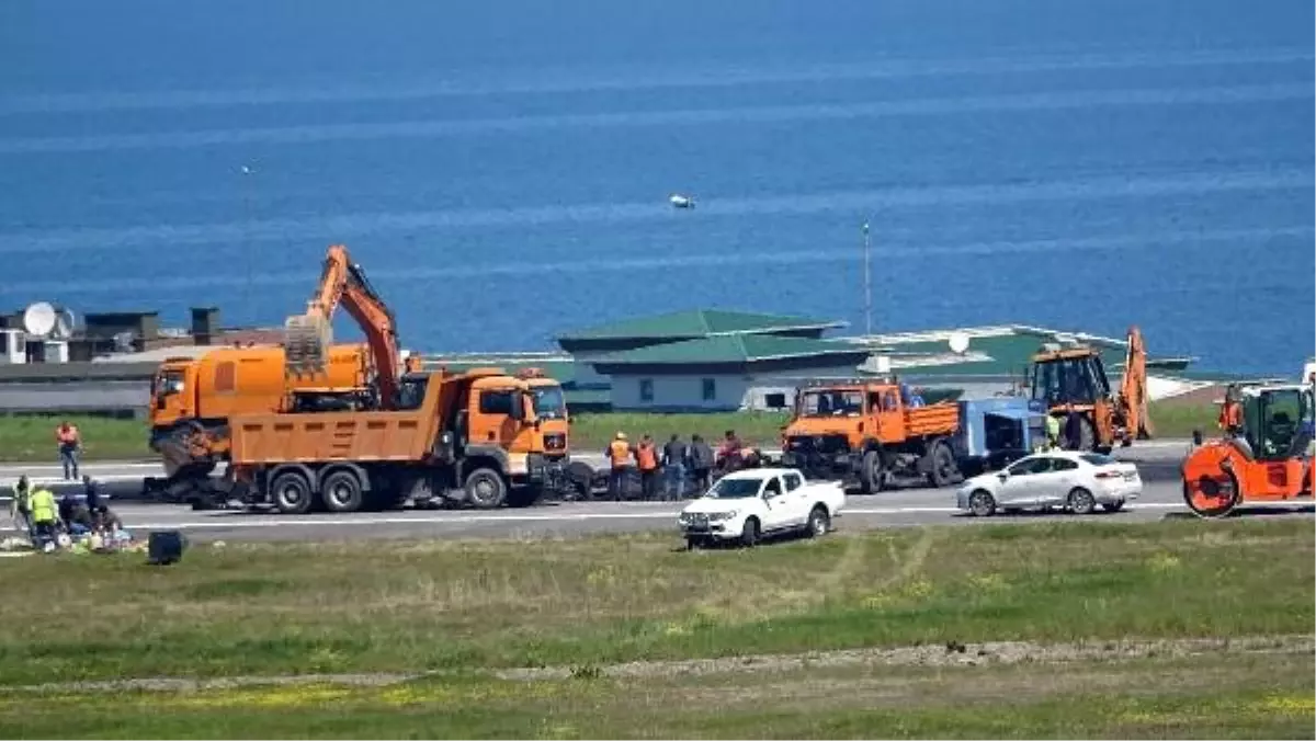 Pist Onarımı Tamamlanan Trabzon Havalimanı, Uçuşlara Açıldı