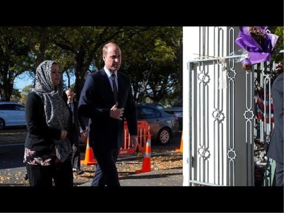 Prens William, Yeni Zelanda\'da Terör Saldırısına Uğrayan Camiyi Ziyaret Etti
