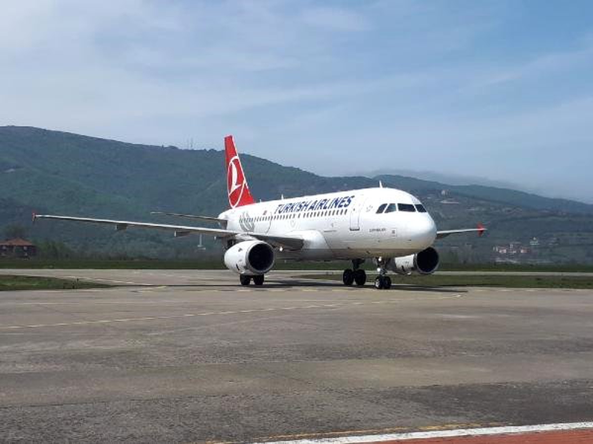 Thy, Zonguldak Havalimanı\'na Test Uçuşu Yaptı