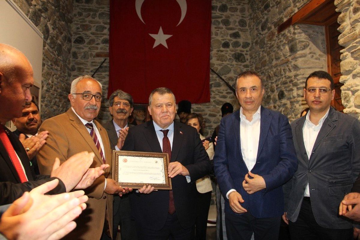Yargıtay Başkanı Cirit\'e Hatay\'da "Hemşehrilik Beratı" Verildi