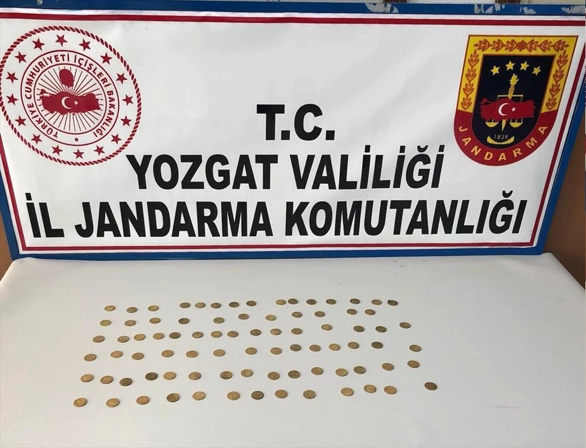 Yozgat\'ta Jandarma 83 Osmanlı Sikkesi Ele Geçirdi