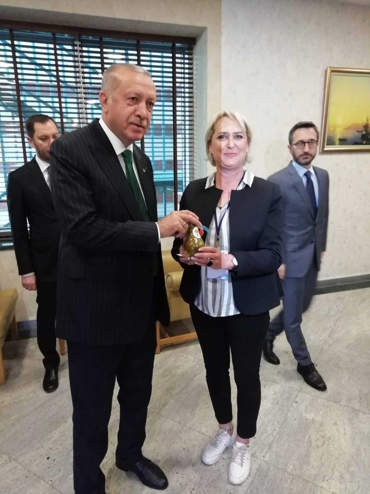 Cumhurbaşkanı\'na Çam Kahvesi İkram Edildi