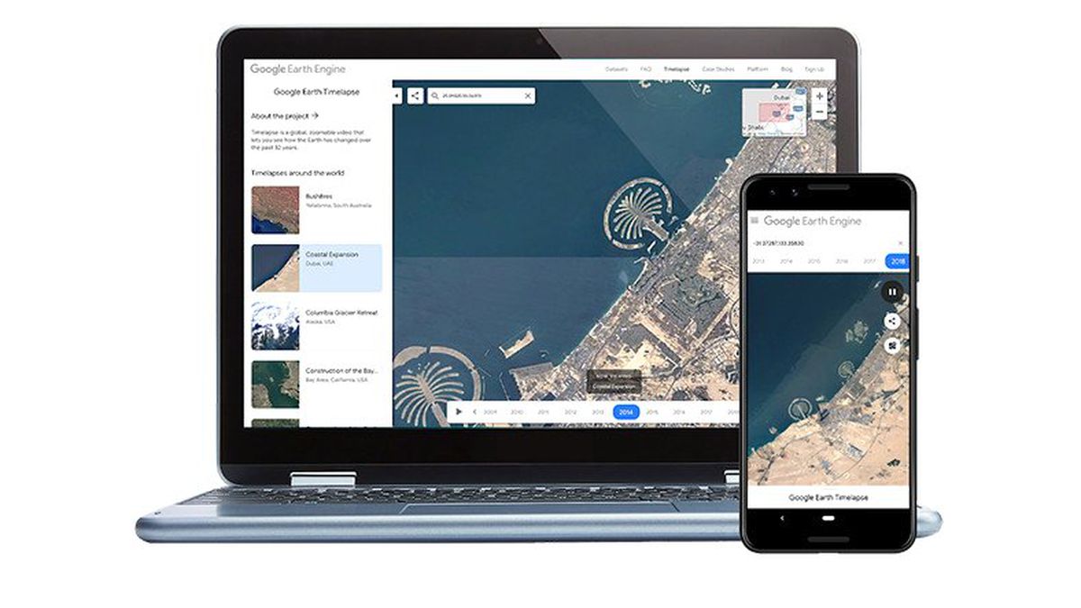 Google Earth\'ün Timelapse Modu, Mobilde Kullanılabilir Hale Geldi