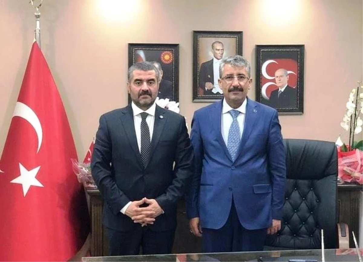 MHP İl Başkanı Avşar\'dan Darende Belediyesi\'ne Ziyaret