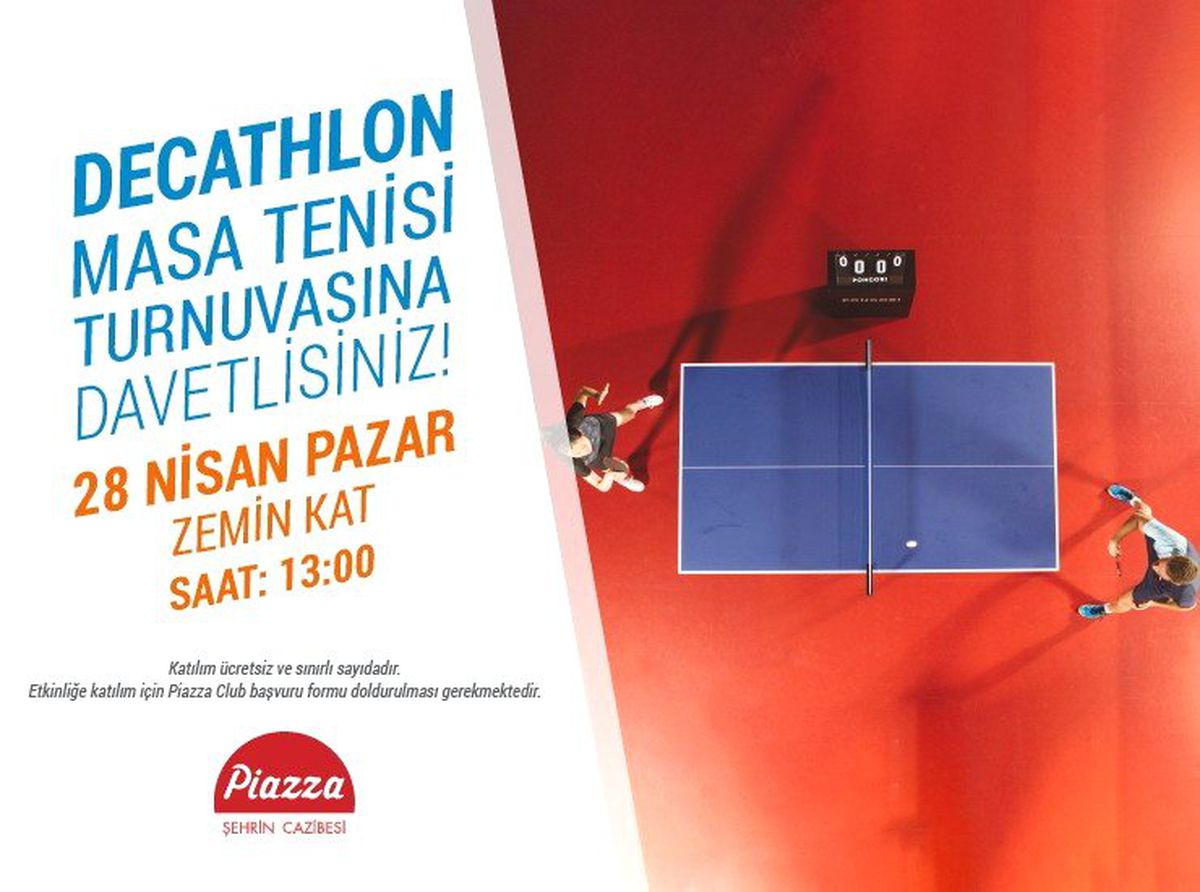 Samsun\'da Masa Tenisi Turnuvası