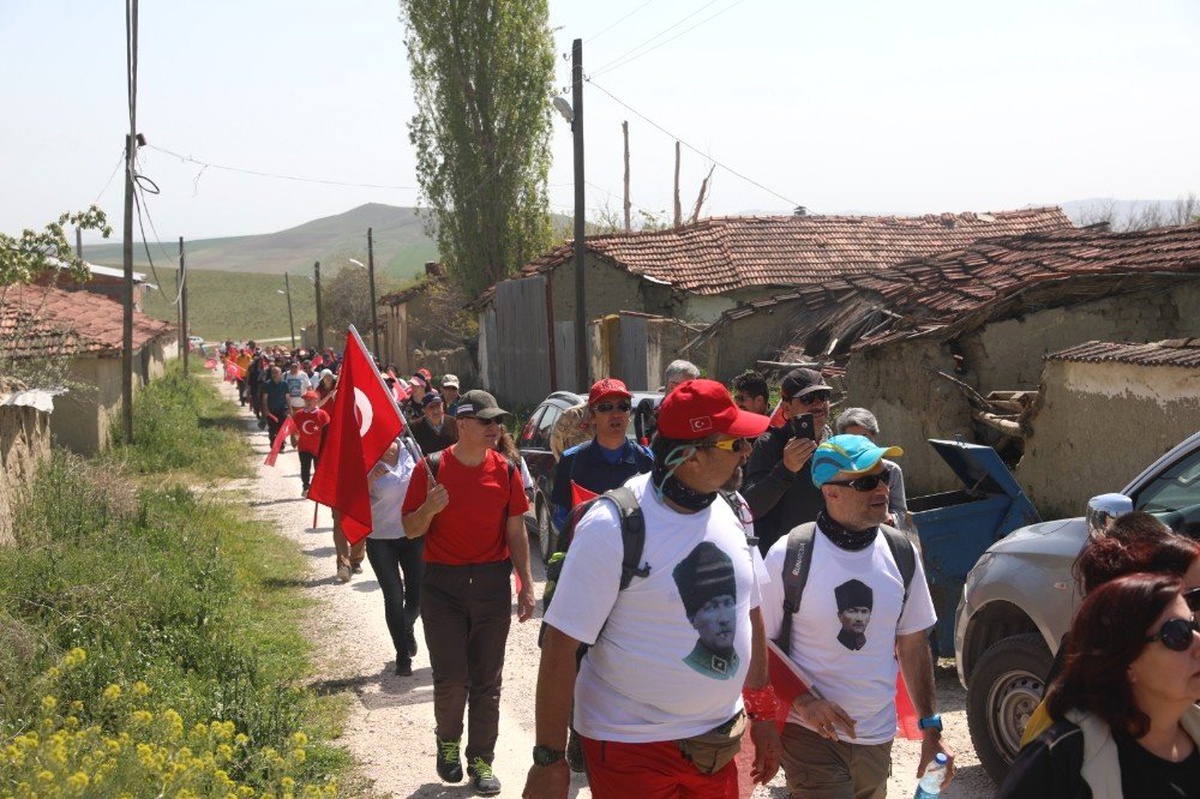 57\'nci Tümen Şehitlere Saygı Yürüyüşü Tamamlandı
