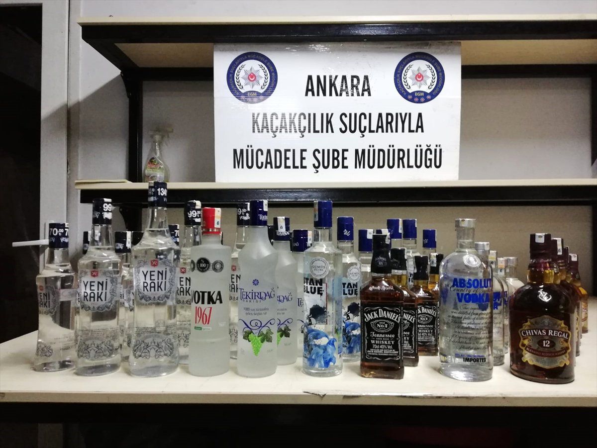 Ankara\'da Sahte İçki Operasyonu