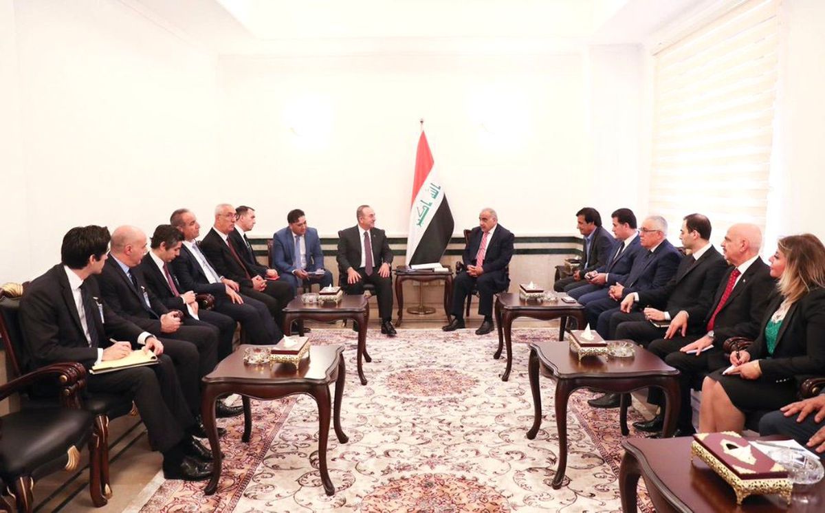 Çavuşoğlu Irak Başbakanı Abdülmehdi Tarafından Kabul Edildi