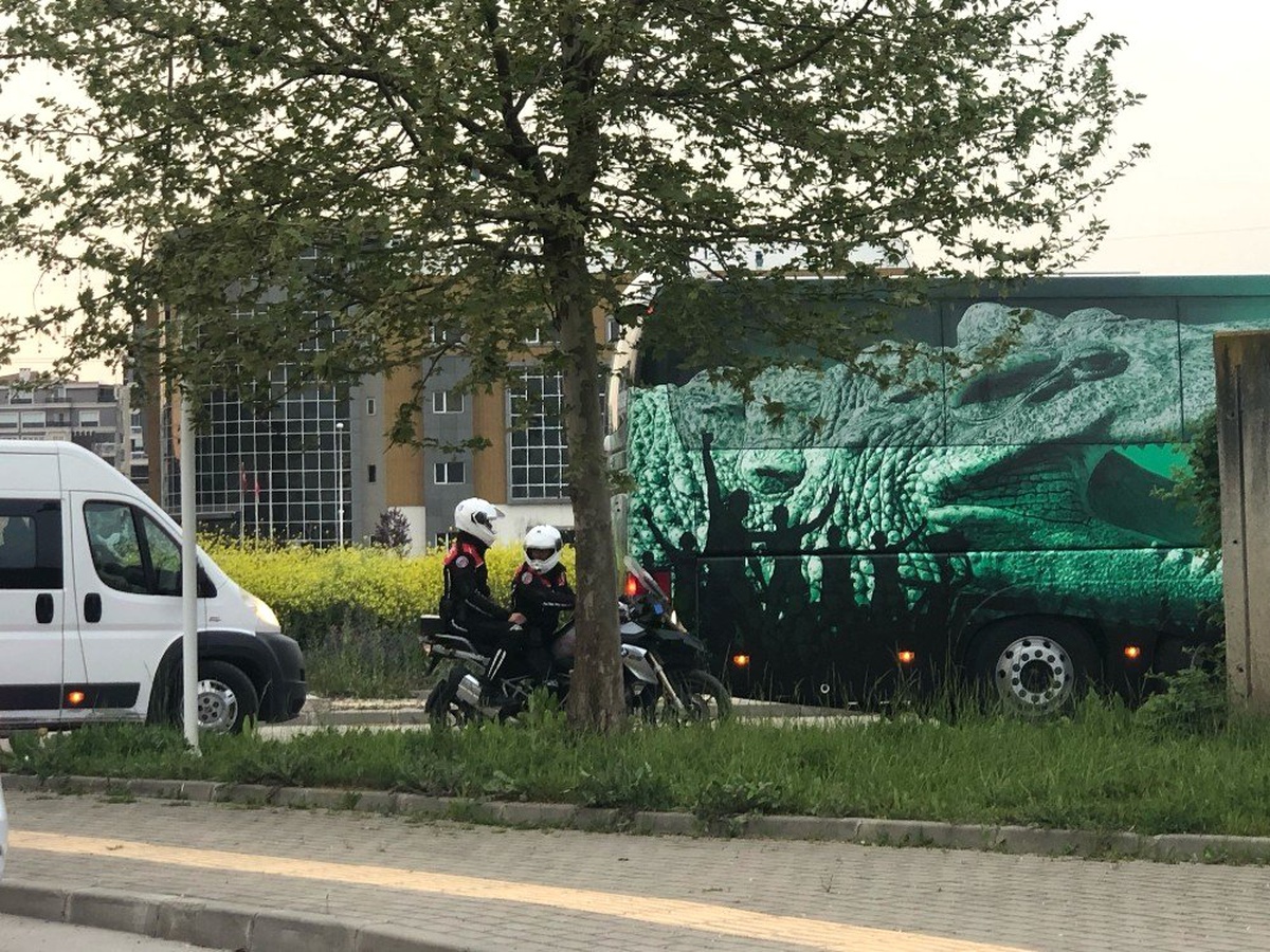 Düşme Hattında Yer Alan Bursaspor\'a Polisten Yoğun Önlem