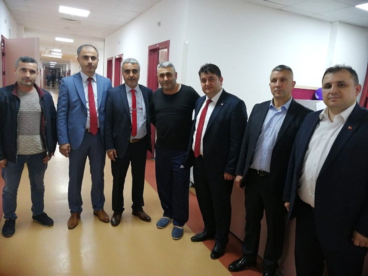 Gmis Yönetimi Yaralı Madencileri Ziyaret Etti