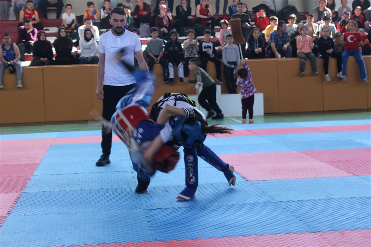 Karapınar\'da Wushu Konya Bölge Şampiyonası Yapıldı