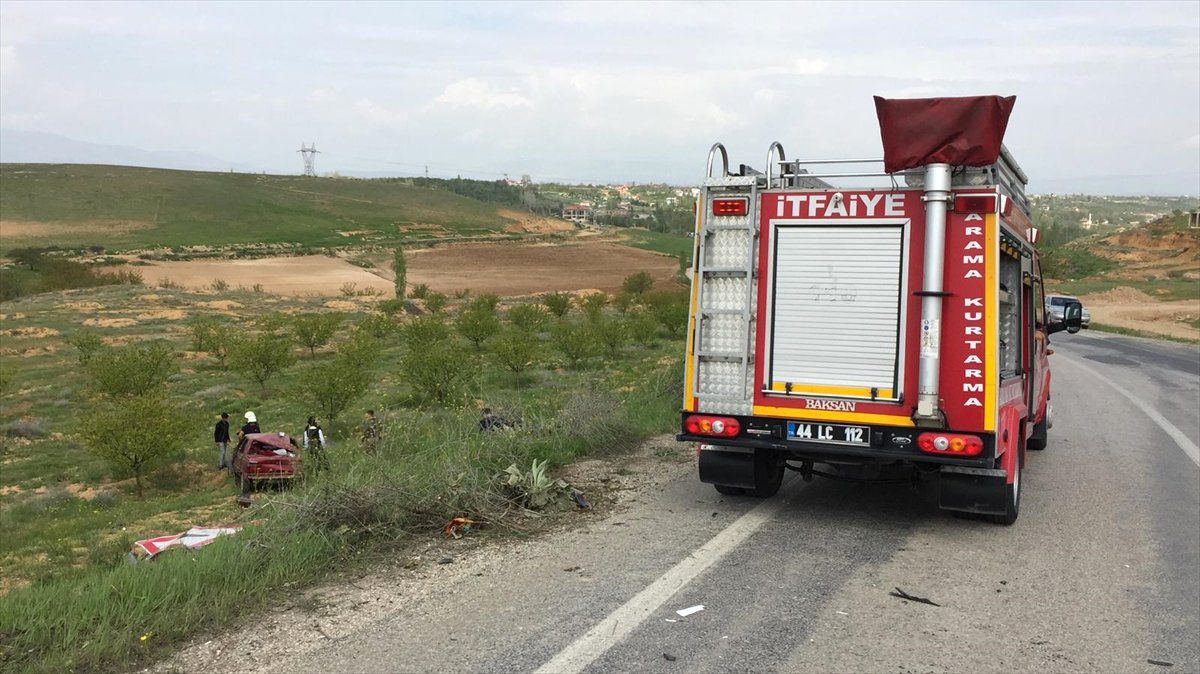 Malatya\'da Trafik Kazası: 1 Yaralı