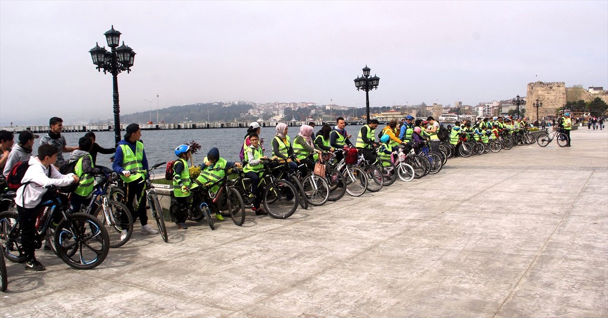 Mutlu Şehrin" İnsanları Sağlıklı Yaşam İçin Pedal Çevirdi