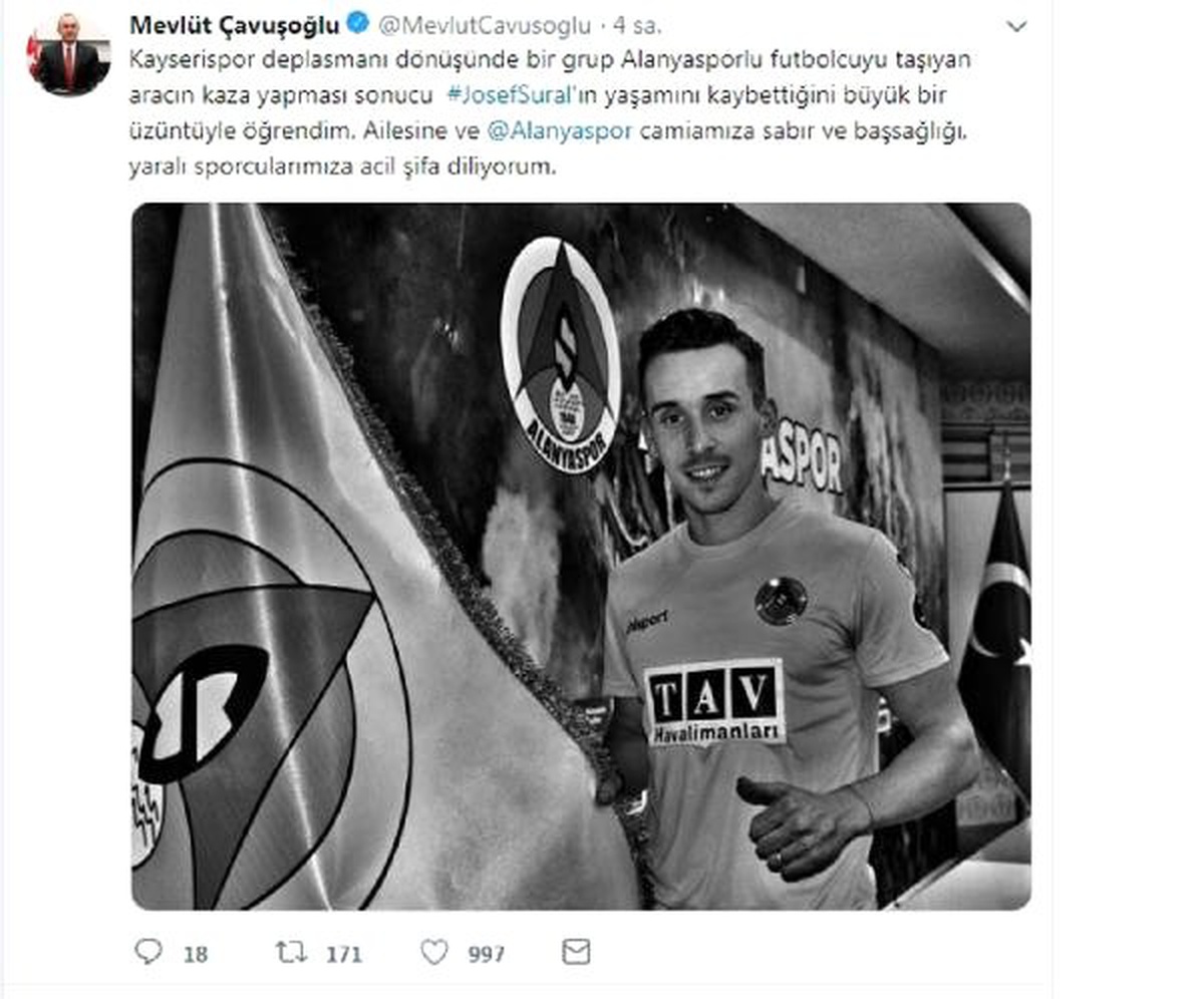 Alanyasporlu Josef Sural, Kazada Yaşamını Yitirdi