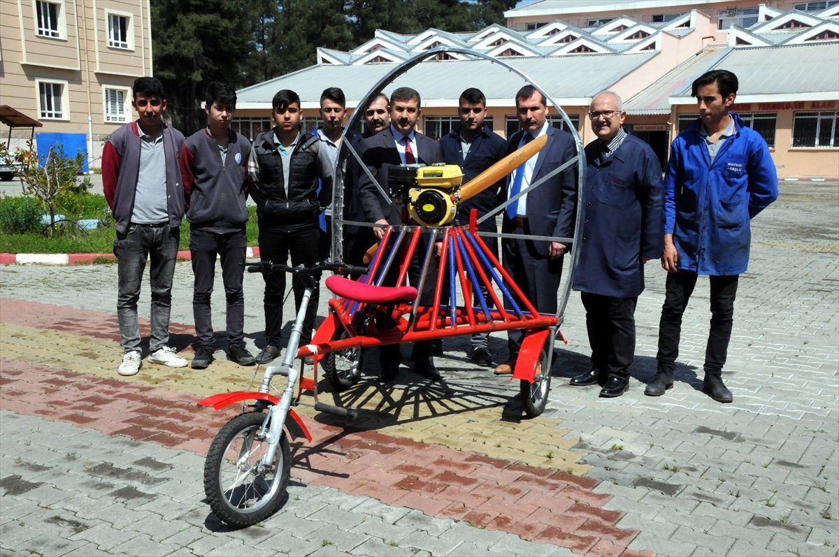 Atıl Malzemelerden "Paramotorlu Bisiklet"
